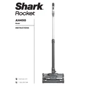 Shark Rocket AH400 Vacuum manual cover