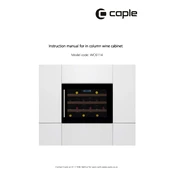 Caple WC6114 Wine Cabinet manual cover