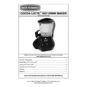 Back To Basics L5750A 65032 Hot Drink Maker manual cover