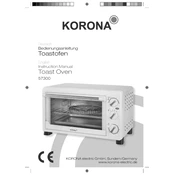 Korona 57300 Oven manual cover