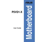 ASUS P5VD1-X Motherboard manual cover