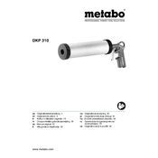 Metabo DKP 310 Cartridge Gun manual cover