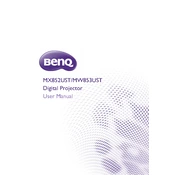 BenQ MW853UST manual cover