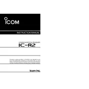 Icom IC-R2 Receiver manual cover