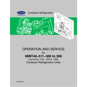 Carrier 69NT40-511-300 to 399 Container EN manual cover