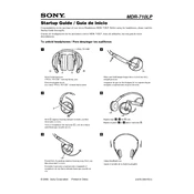 Sony MDR-710LP manual cover