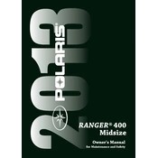 Polaris Ranger 400 Midsize manual cover