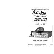 Cobra 148 GTL manual cover