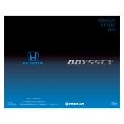 Honda Odyssey Touring and Touring Elite 2014 Technology manual cover