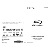 Sony BDP-BX57 manual cover