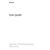 Sony F8132 Xperia X Performance manual cover