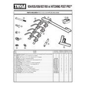 Thule Post Pro 934 manual cover