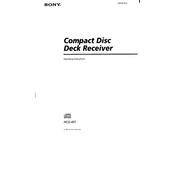 Sony HCD-451 manual cover