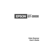 Epson GT-30000 manual cover