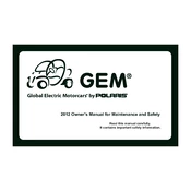 Polaris GEM manual cover