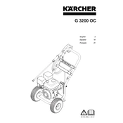 Karcher G 3200 OC manual cover