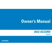 Honda Accord Sedan Hybrid 2022