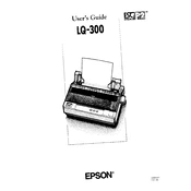 Epson LQ-300 manual cover