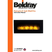 Beldray EH0975 Palmaris 41 Inch Wall Fire manual cover