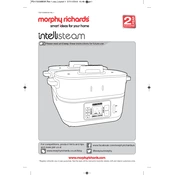 Morphy Richards 470006 Intellisteam manual cover