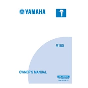 Yamaha V150TLR manual cover