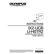 Olympus IX2-UCB, U-HSTR2 manual cover