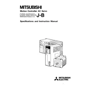 Mitsubishi Electric MELSERVOJB manual cover