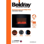 Beldray EH1734 Fontana Curved Wall Fire manual cover