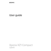 Sony G8441 Xperia XZ1 Compact manual cover