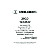 Polaris Sportsman Touring 570 EPS SP manual cover