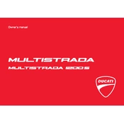 Ducati Multistrada 1200 S 2017 manual cover