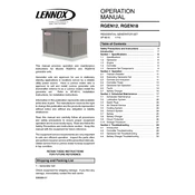 Lennox RGEN12 manual cover