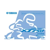 Yamaha XT250A, XT250AC XT250 2011 manual cover