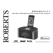 Roberts DREAMDOCK 2 Clock 2016 manual cover