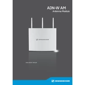 Sennheiser ADN-W AM manual cover