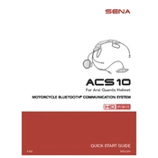 Sena ACS10 manual cover