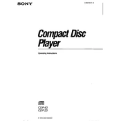 Sony CDP-23 manual cover