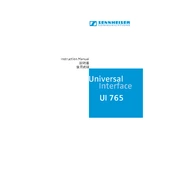 Sennheiser UI 765 manual cover