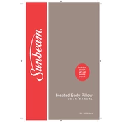 Sunbeam Heated Body Pillow manual cover