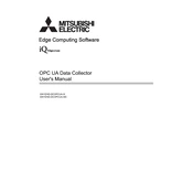 Mitsubishi Electric OPC UA Data Collector manual cover