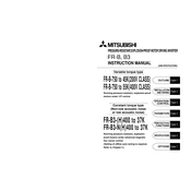 Mitsubishi Electric FR B, B3 manual cover