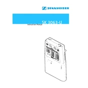 Sennheiser SK 3063-U manual cover