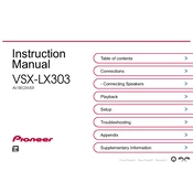 Pioneer VSX-LX303 manual cover