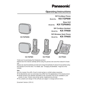 Panasonic KX-TGP600G, KX-TGP600, KX-TPA60, KX-TPA65 manual cover