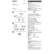 Sony MDR-EX58V manual cover