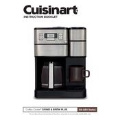 Cuisinart SS-GB1 manual cover