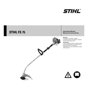 Stihl FS 75 manual cover