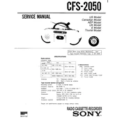 Sony CFS-2050