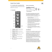 Behringer 911 Envelope Generator manual cover