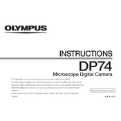 Olympus DP74 manual cover